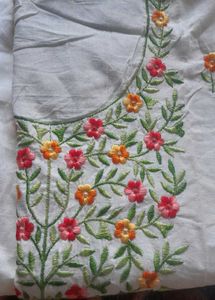Embroidered Kurta Material