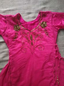 Womens Pink Kurti