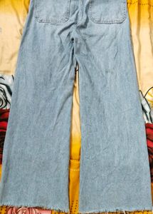 Minsshop Jeans Light Flared Blue