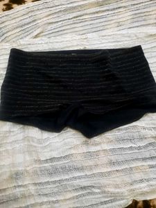Sparkly Striped Mini Shorts