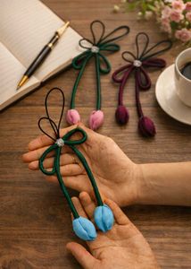 Tulip Hair Ties - Set of 4