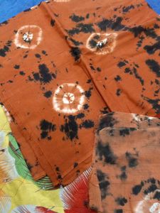 Tie-Dye Dress Material Cotton Fabric