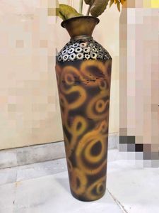 Metal Vase 67 centimetres tall