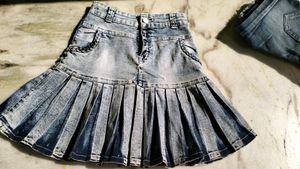 Denim Korean Skirt