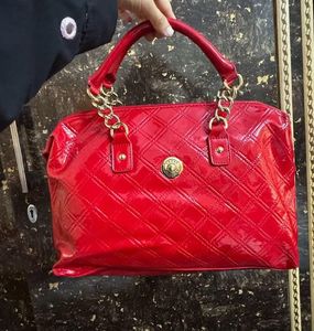 New Tommy Hilfiger Patent Red Handbag