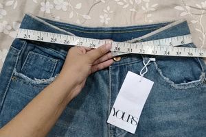 Floral Embroidered Wide Leg Jeans