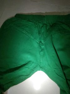 Green Embellished Dupatta And Leggings Set
