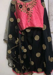 Elegant pink Lehenga Choli Set