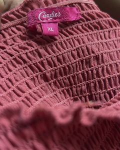 Pink Ribbed Top