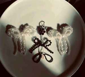 Beaded Bow Charm