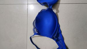 LA SENZA Royal Blue Sensual Pushup Bra