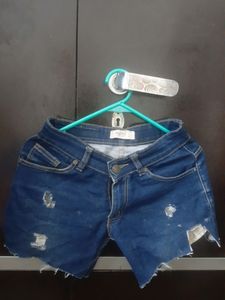 denim shorts