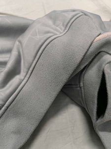 Fleece Gray Bomber Jacket