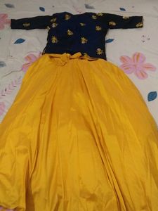 Long Frock With Coat