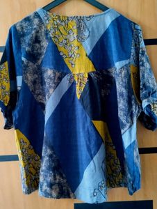 New Look Patchwork Print Top