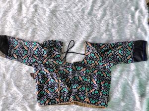 Floral print lagenga choli