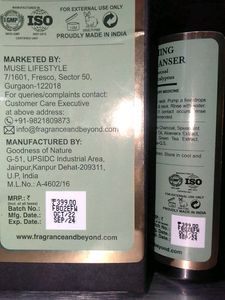Fragrance &amp; Beyond Face Cleanser 100 ML