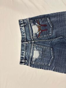 Wide Leg Denim Jeans