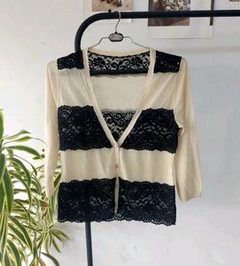 Laced Cardigan