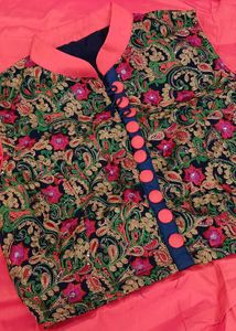 Designer Crop Top Skirt For Women