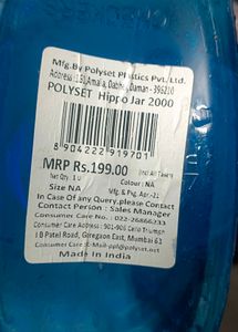 Water Bottle 2 Ltrs