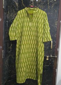 Ikkat Cotton Kurta