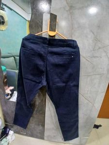 Navy Blue Casual Pants