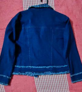 Blue Denim Jacket For Girls