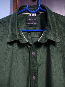 Velvet royal Green shirt