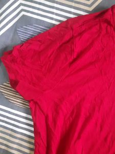 Red Crop Tee