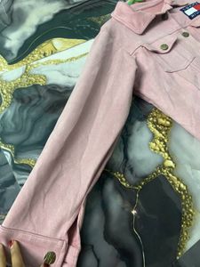 Tommy Hilfiger Pink Suede Jacket