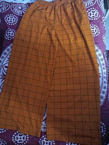 Orange Plaid Pants