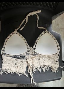 Imported Backless Crochet Top