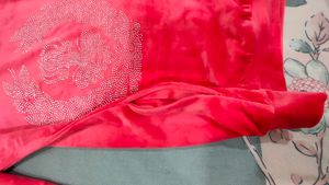 Pink rabbit fur hoody Top