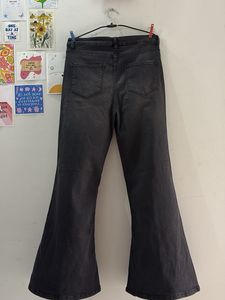 Vintage Style Bootcut Jeans - Grey