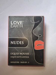 Love Earth Nudes Lipstick Set