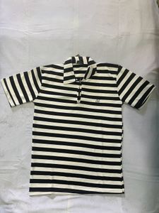 Mens Striped Polo T-Shirt