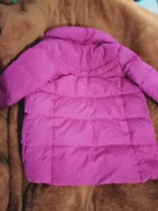 pink puffy ladies jacket