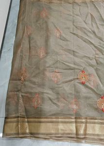 Embroidered Saree