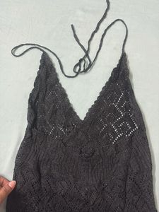 Crochet Halter Sundress