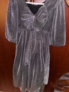 Sparkling Silver Party Dress