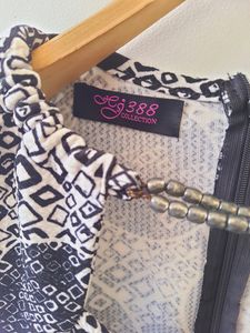 Patterned Sleeveless Dress