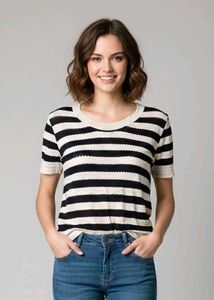 Striped Short Sleeve Tee
