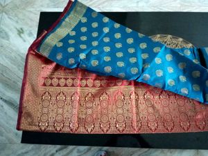 Saree With Blouse Piece