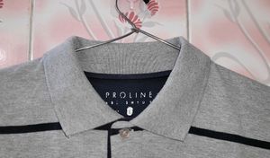 BRANDED GREY &amp; NAVY BLUE T SHIRT