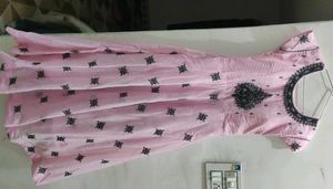 Anaarkali Kurta Set With Dupatta