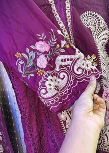 Original Pakistani Purple Shuit