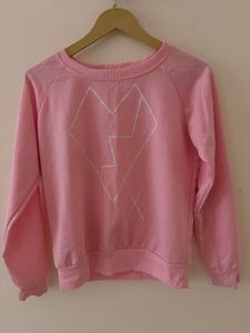 Cute Pink Graphic Sweatshirt