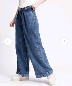 WIDE LEG DENIM JEANS