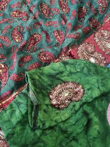 Peacock Green Haevy Border Saree For Function✨